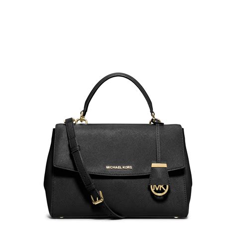 michael kors ava medium saffiano leather satchel|Michael Kors saffiano leather tote.